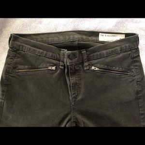 Rag & Bone olive skinny Jean style pant
